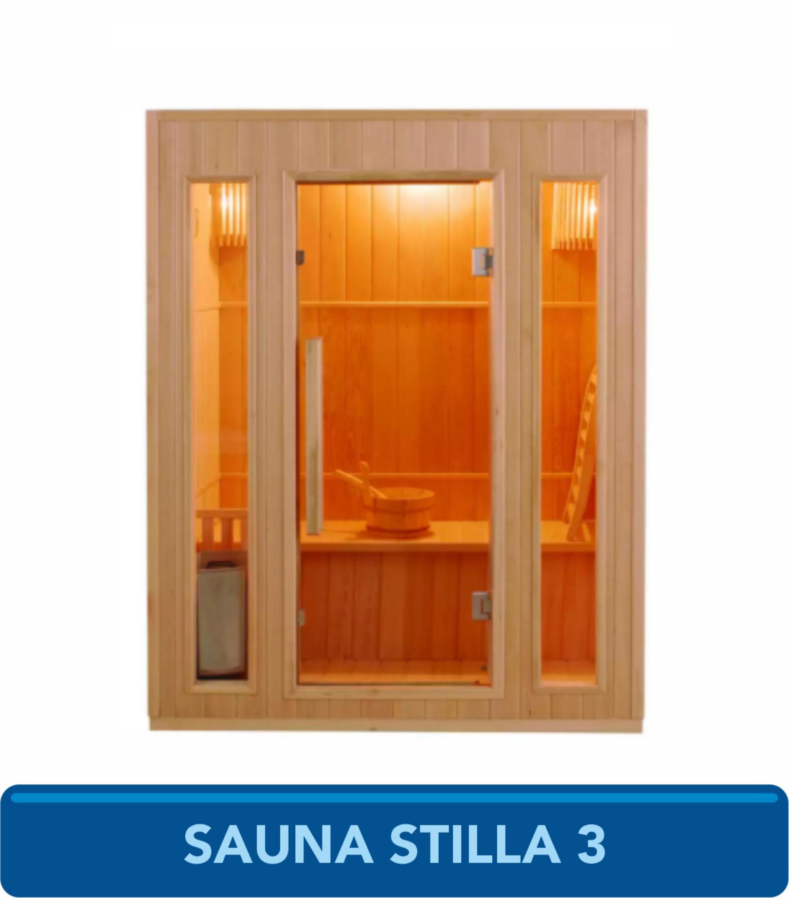 SAUNA INTERIOR A VAPOR ZEN 3 LUGARES FRANCE SAUNA