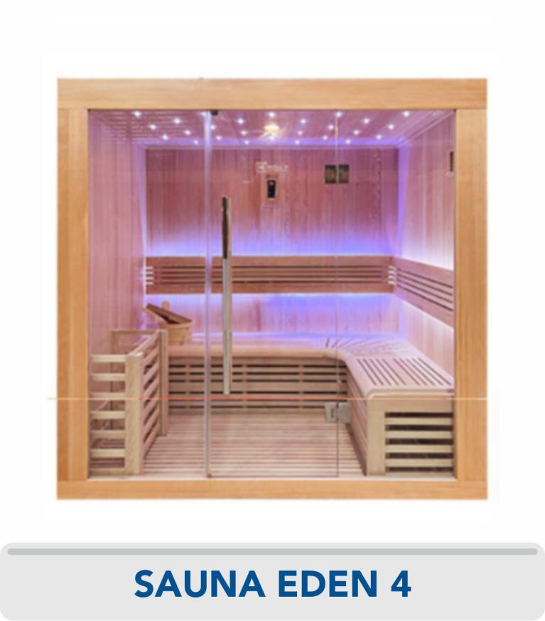 SAUNA INTERIOR A VAPOR UTOPIA 4 LUGARES HOLL'S