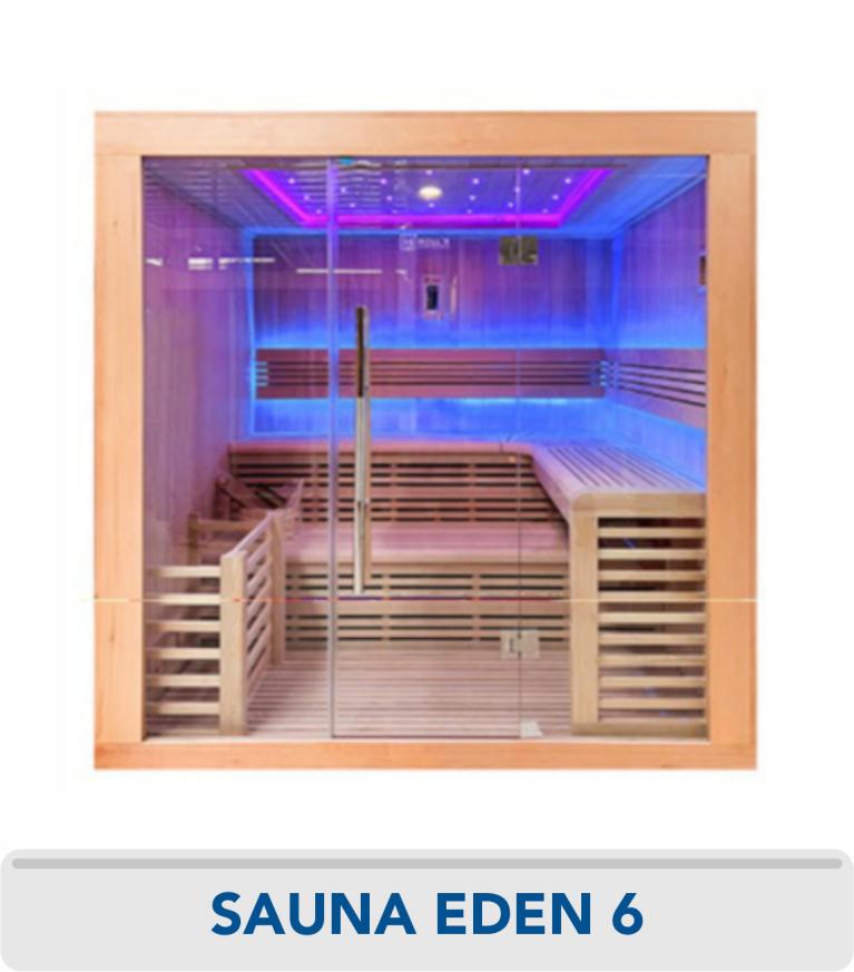 SAUNA INTERIOR A VAPOR UTOPIA 6 LUGARES HOLL'S