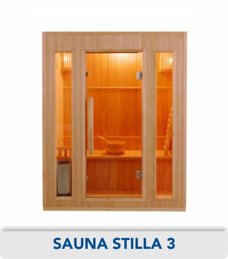 SAUNA INTERIOR A VAPOR ZEN 3 LUGARES FRANCE SAUNA