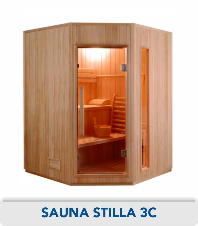 SAUNA INTERIOR A VAPOR ZEN 3 LUGARES  DE CANTO FRANCE SAUNA