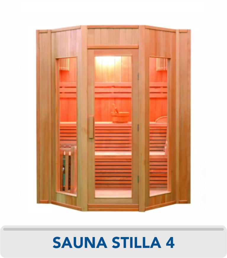 SAUNA INTERIOR A VAPOR ZEN 4 LUGARES FRANCE SAUNA
